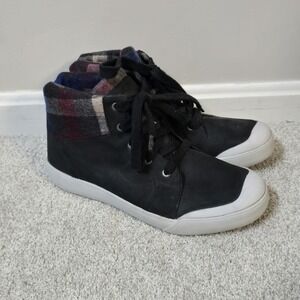 Keen Elena Hiking Boots Hightop Sneaker Plaid Womens Sz 11 Warm Comfortable